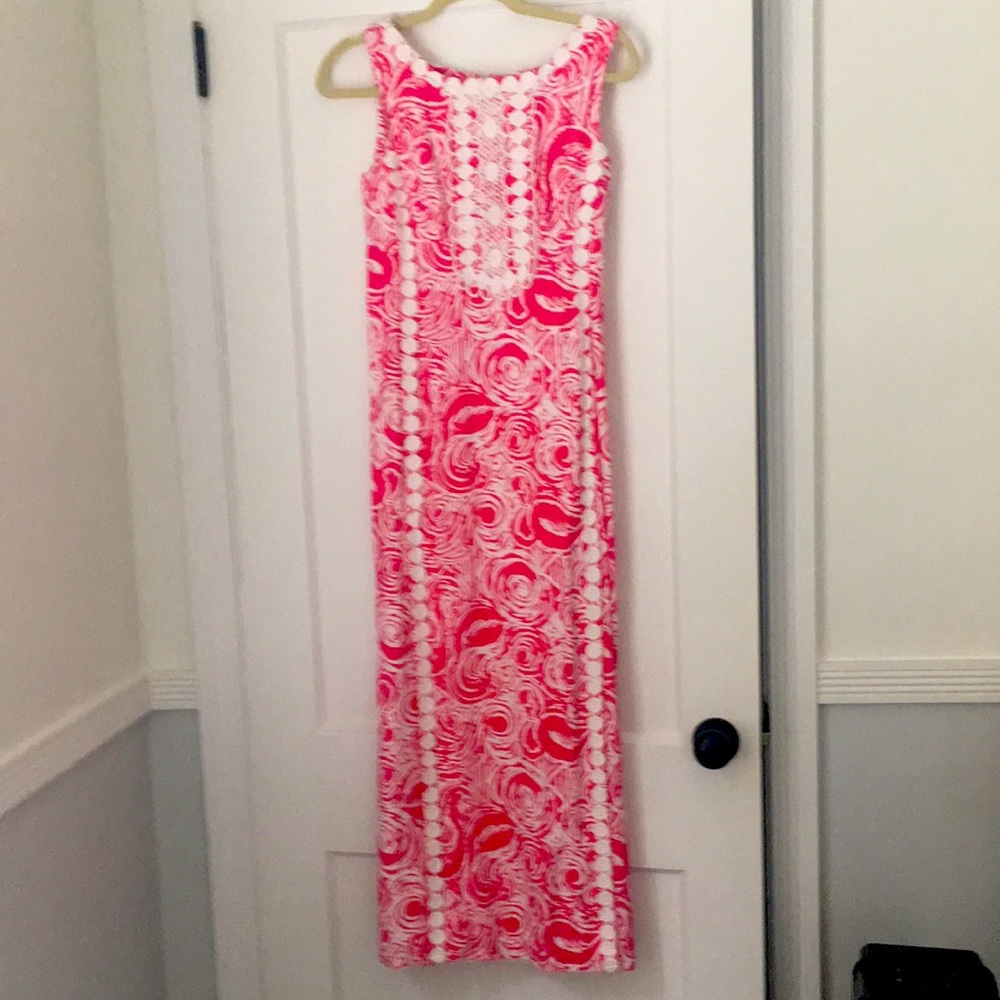 Never worn Lilly Pulitzer maxi dress .